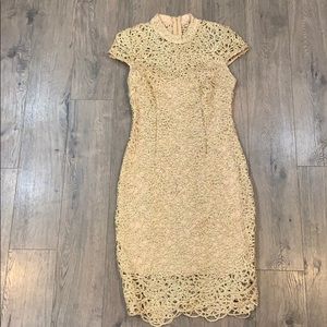 premier amour gold dress